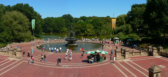 NYC - Bethesda Fountain in Central Park, Facebook Fan Page …